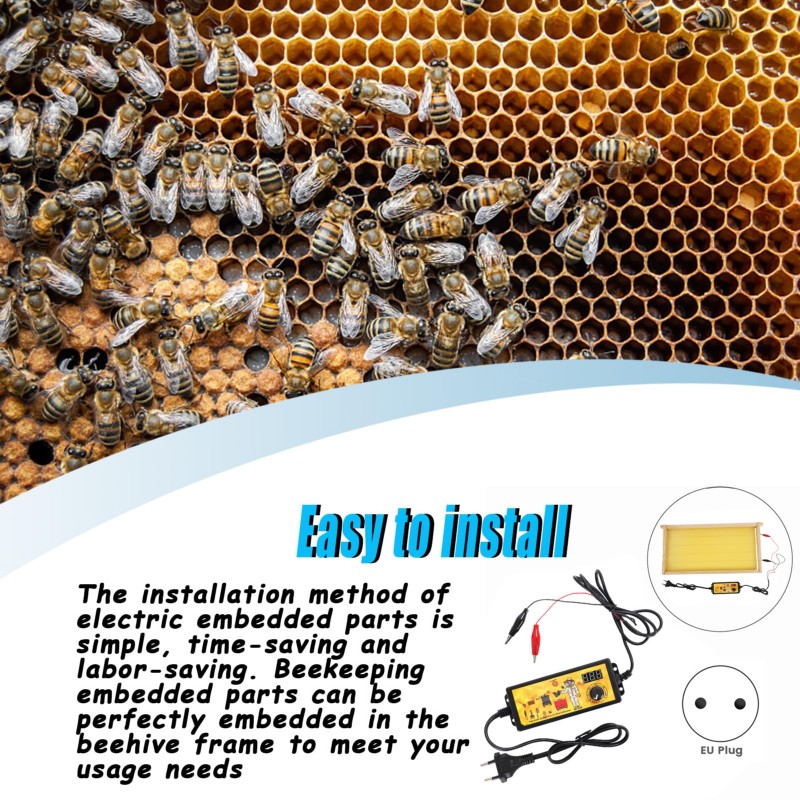 Beehive Frame Wax - إطار خلية النحل ABMS لإطارات الشمع،