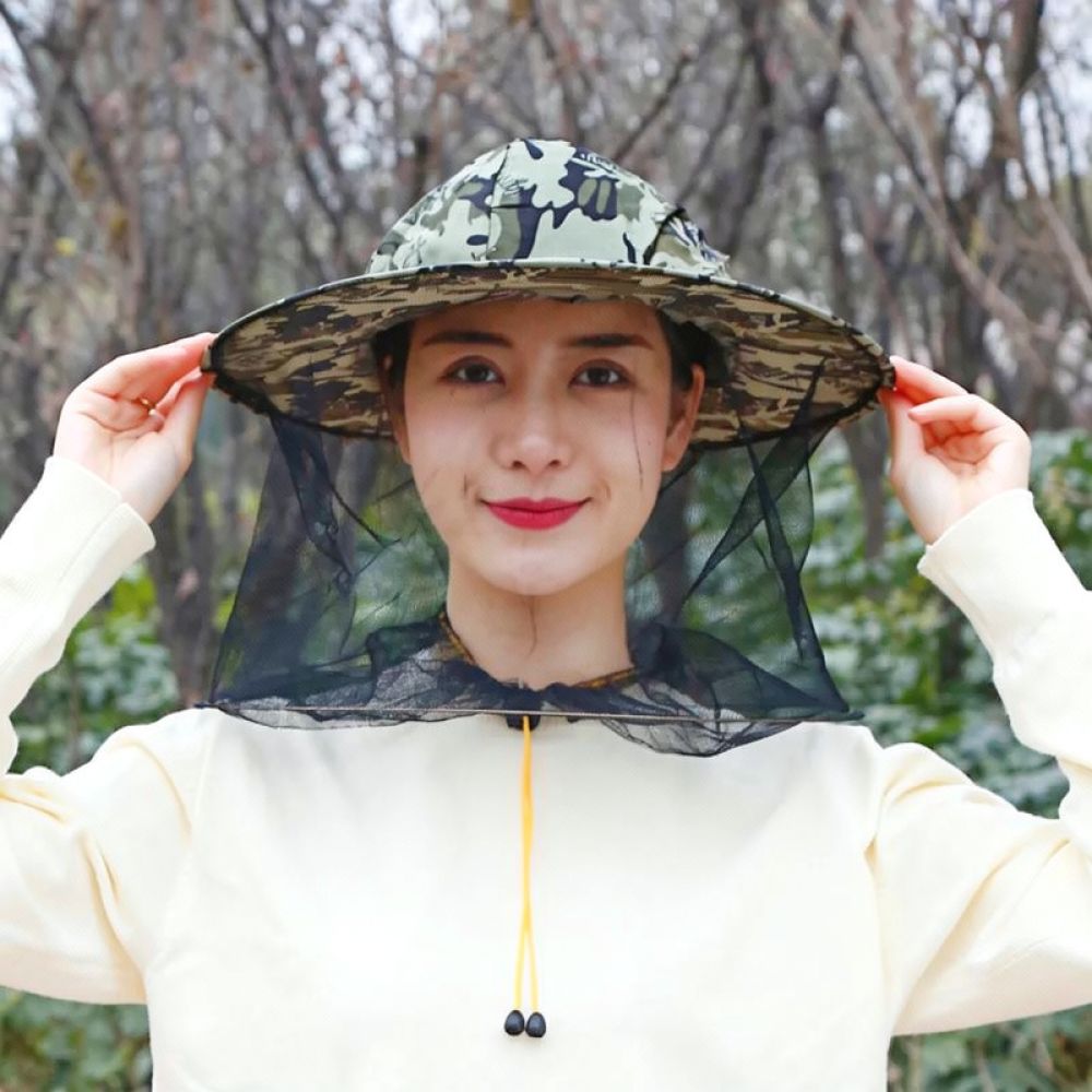 قبعة شبكية مضادة للنحل والبعوض - مراجعة Agriculture Farming Hats وسعره