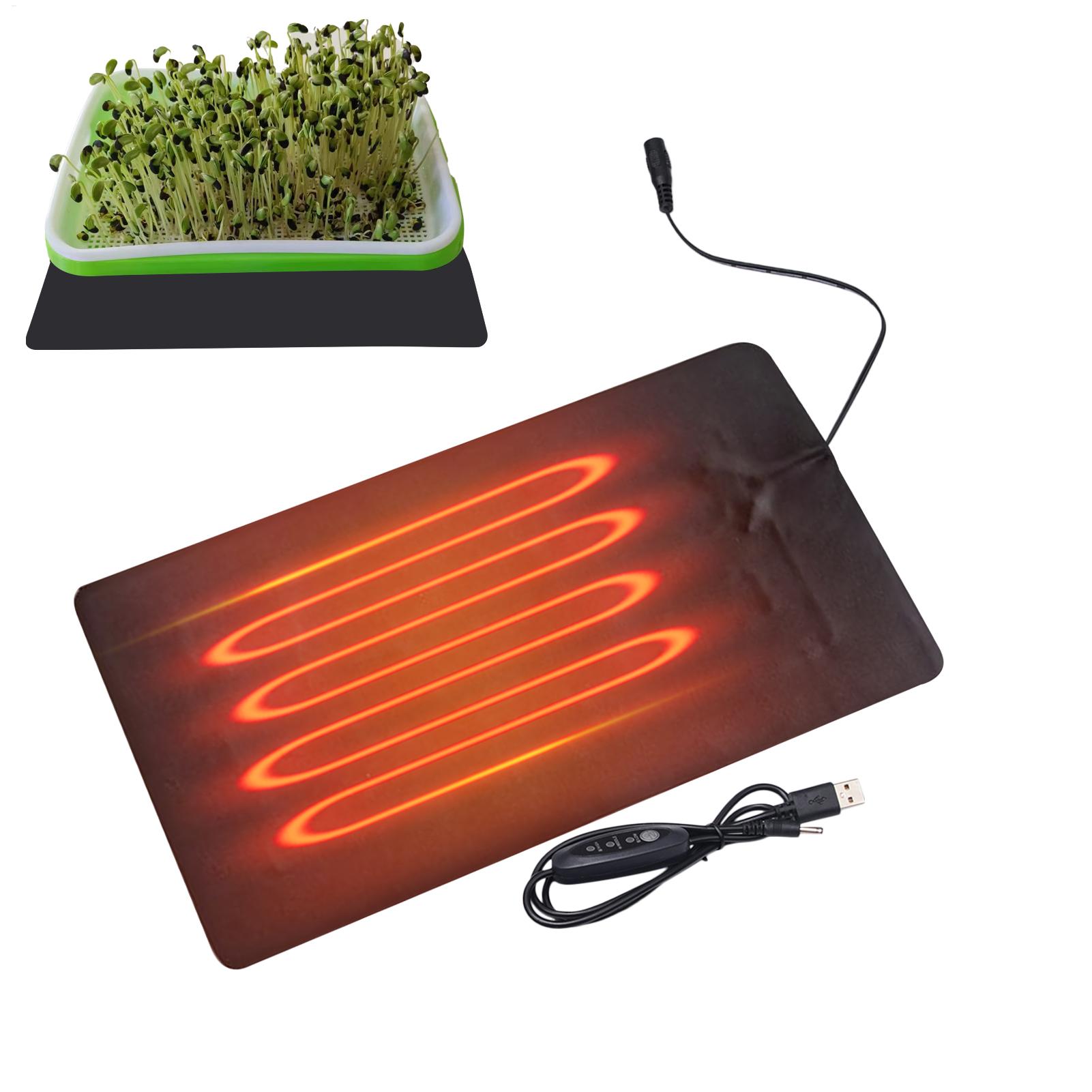 بساط حراري للشتلات 5 فولت 2 أم - مراجعة Seedling Heat Mat وسعره